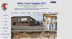 Desktop Screenshot of dirksartistsupplier.nl